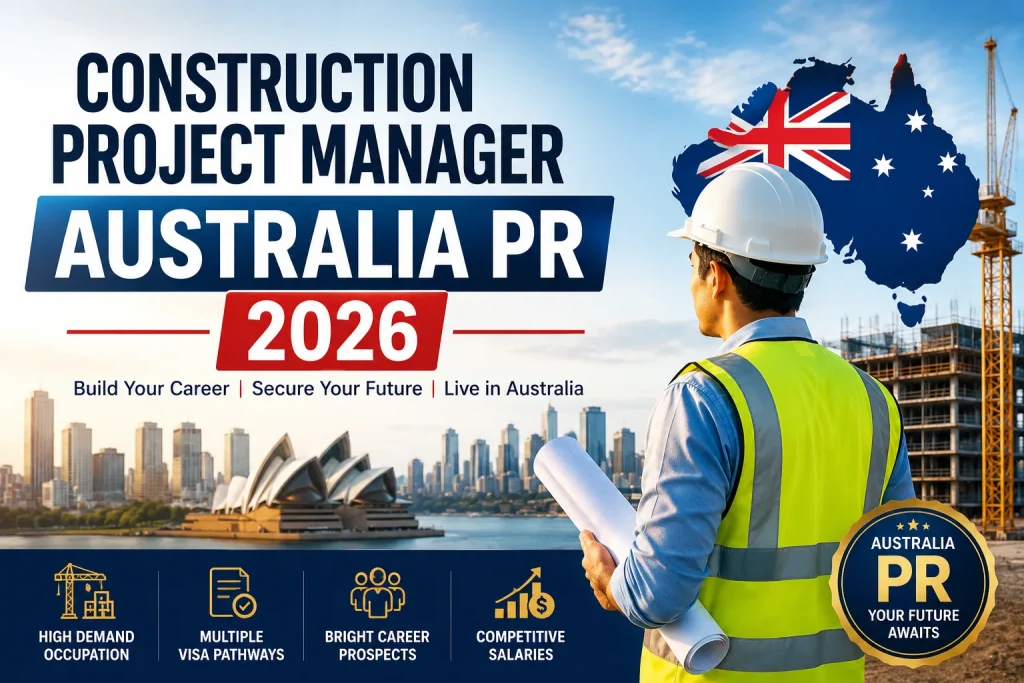 Construction Project Manager Australia PR 2026