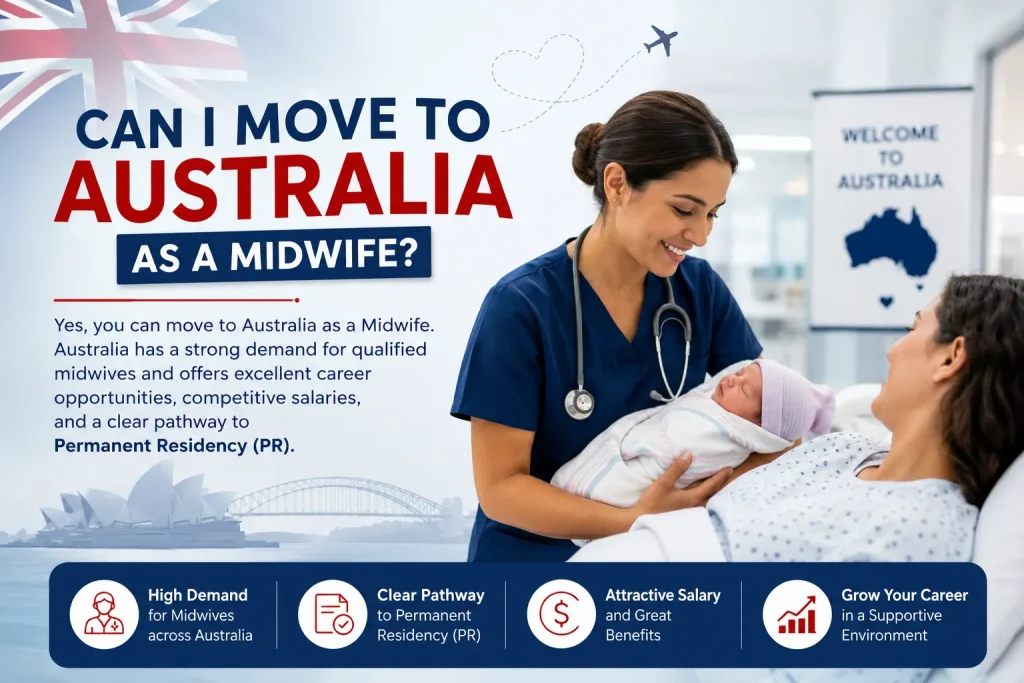 Can i move to australia as a midwife