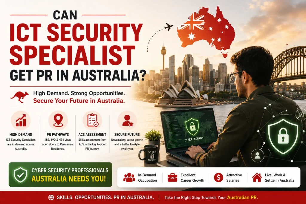 Can ICT Security Specialist get PR in australia