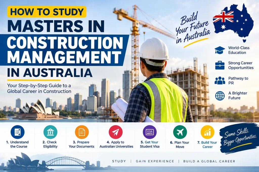 How to Study Masters in Construction Management in Australia