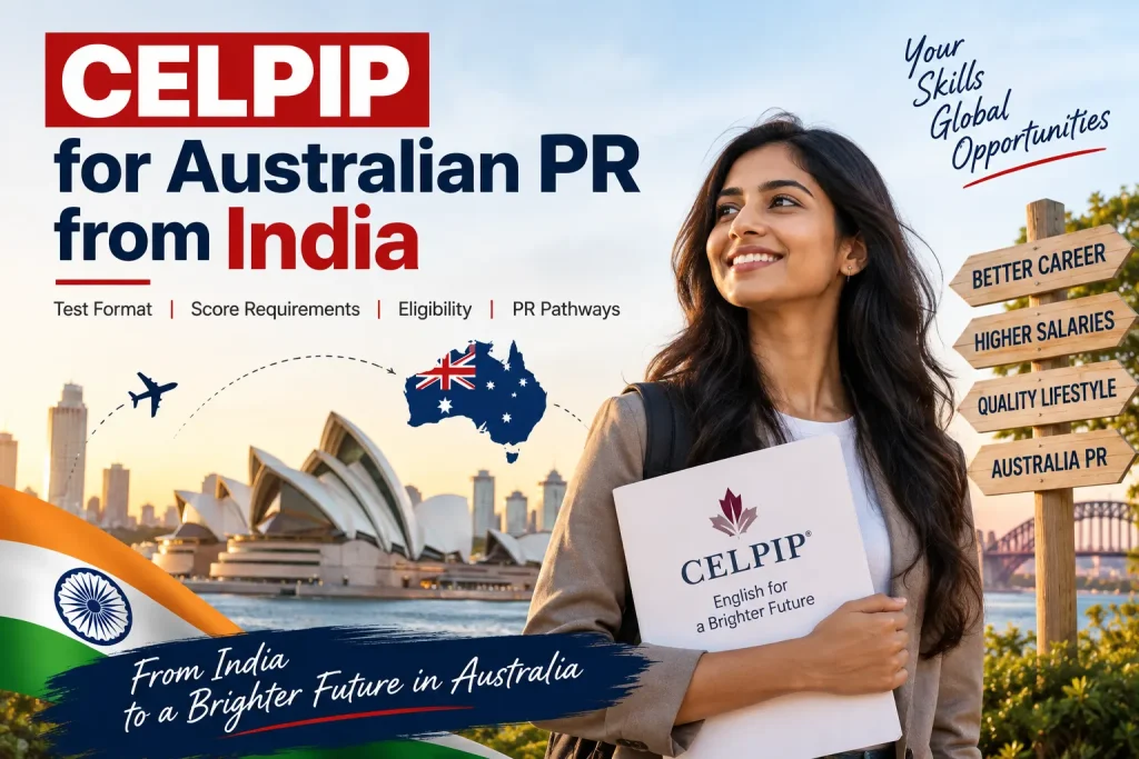 celpip for australian pr from india