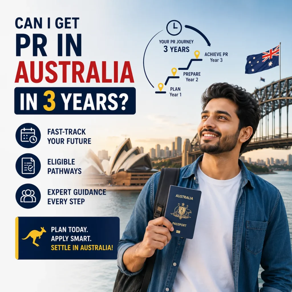 Can I Get PR in Australia in 3 Years