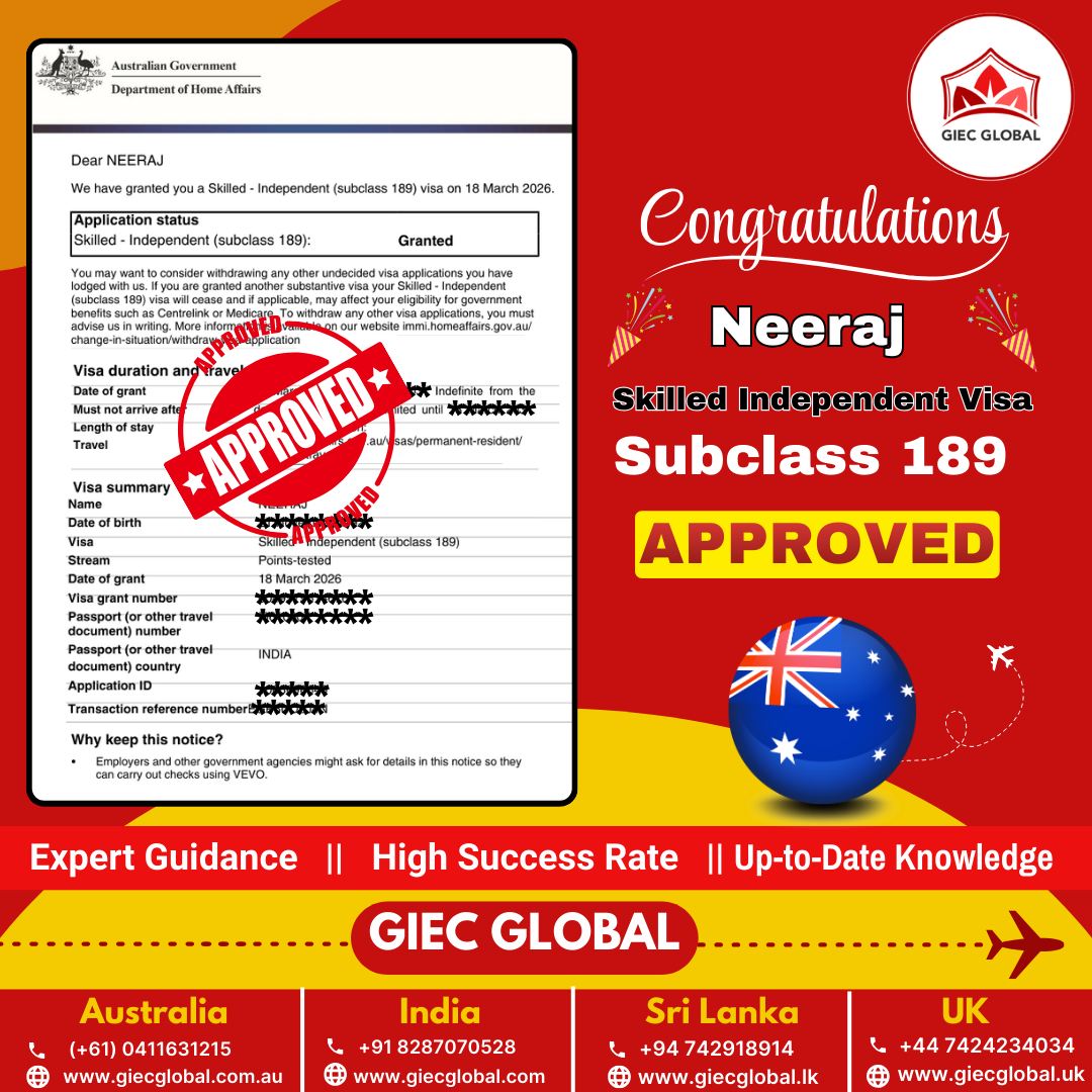 189 visa approval