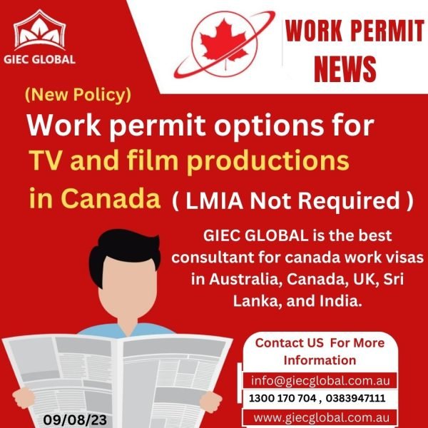 Work Permit for TV and film productions